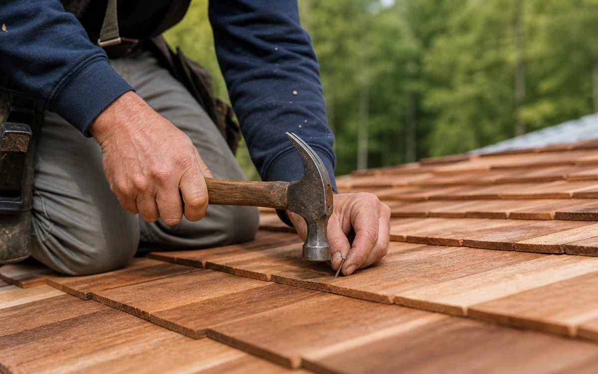Cedar roof contractors contractor